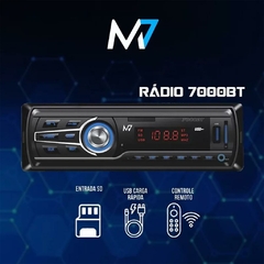 M7 AUTO RADIO MP3 BLUETOOTH 7000BT - Orion eShop | Informatica, Automotivo, Microfones