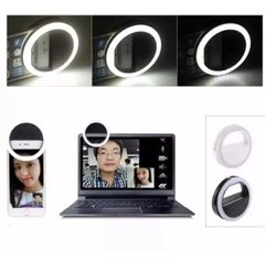 Kit Com 2 Luz Selfie Ring Light Clipe Anel Led Flash Celular - loja online