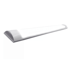 Kit 4 Luminária Tubular De Sobrepor Led Slim 20w 60cm Branco - comprar online