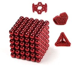 Neocube Cubo Magnetico 216 Esfera Ima Neodimio 5mm Vermelho - Orion eShop | Informatica, Automotivo, Microfones