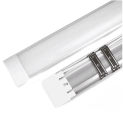 Kit 3 Luminária Tubular De Sobrepor Led Slim 20w 60cm Branco na internet