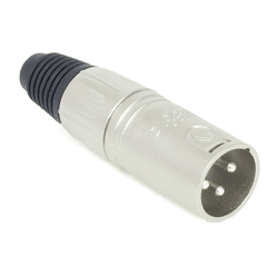 Plug Xlr Santo Angelo Macho Conector Profissional Microfone - comprar online