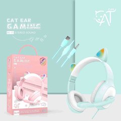 Fone De Ouvido Infantil Headset Gatinho Microfone P2 Led Rgb - Orion eShop | Informatica, Automotivo, Microfones