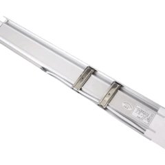Kit 4 Luminária Tubular De Sobrepor Led Slim 20w 60cm Branco - comprar online