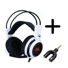 Headset Gamer e Adaptador