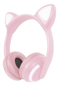 Fone Headphone Bluetooth Orelhas Gatinho Led Colorida Bass - comprar online