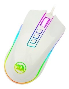 Kit Gamer Mouse Cobra Lunar White Redragon + Mousepad Grande - comprar online
