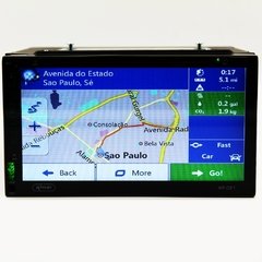 Central Multimídia Gps Kwid Bluetooth Espelhamento Fm