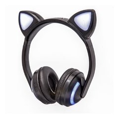 Fone Headphone Bluetooth Orelhas Gatinho Led Colorida Bass - Orion eShop | Informatica, Automotivo, Microfones
