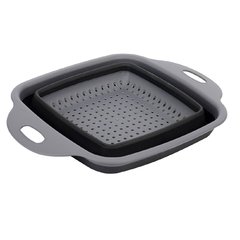 Escorredor De Macarrão Arroz Dobrável Silicone Alimentos - comprar online