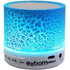 Caixa De Som  Bluetooth Led Luminária Usb Sd Fm