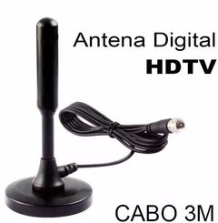 Kit Antena Tv Digital (interna/externa) Prova Agua E Cabo 3m