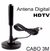 Kit Antena Tv Digital (interna/externa) Prova Agua E Cabo 3m