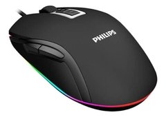 Mouse Gamer Philips Rgb 3000 Dpi + Mousepad Emborrachado LoL - loja online