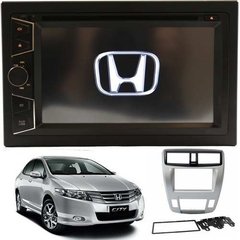 Central Honda City Bt 09/13 Dvd Espelhamento Logo Ar Digital