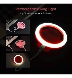 Kit 4 Luz Selfie Ring Light Clipe Anel Led Flash Celular - comprar online