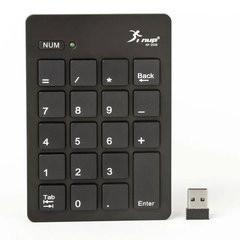 Mini Teclado Numérico Sem Fio Usb Wireless Alcance 10 Metros