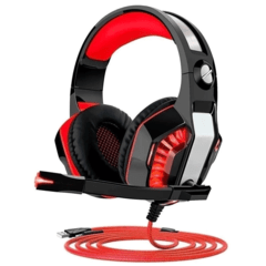 Fone Headset Gamer Pc Ps4 Xbox One Leds Usb P2 7.1 Surround