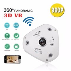 Camera Ip HD Panoramica 360 Wifi Lente Olho De Peixe - Orion eShop | Informatica, Automotivo, Microfones