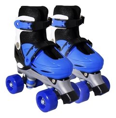 Patins Roller Infantil Menino Menina 4 Rodas + Kit Proteção - comprar online
