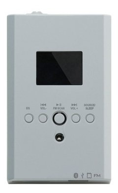 Amplificador De Parede Som Ambiente Bt Usb Fm Controle Remoto 110V - comprar online