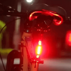 Farol Bike Bicicleta Led Buzina Recarregável +Lanterna Kit