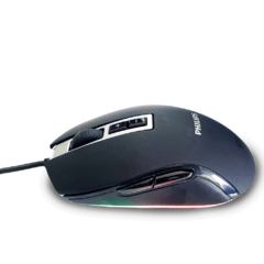 Mouse Gamer Philips Rgb 3000 Dpi + Mousepad Emborrachado LoL na internet