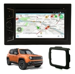 Central Multimídia Espelhamento Jeep Renegade Dvd Cd Bluetoo