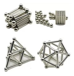 Kit Piramide Magnetica 27 Esferas 8mm + Neocube 5mm Rosa - comprar online