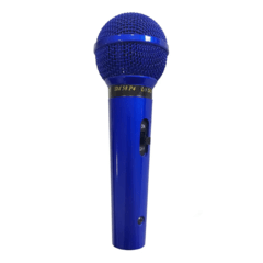 Microfone Profissional Com Fio Cardióide Leson Sm58 P4 Azul - Orion eShop | Informatica, Automotivo, Microfones
