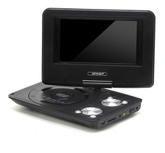 Dvd Portatil 7'' Tela ((( Led ))) Gira 270º Sd Usb Fm Jogos - comprar online