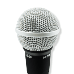 Microfone de Mão Leson Ls50 com Fio + Pedestal Portátil Mesa - Orion eShop | Informatica, Automotivo, Microfones