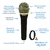 Microfone Profissional Dinâmico Leson Ls7 com Cabo Xlr/Xlr 5 Metros na internet