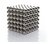Neocube Cubo Magnético 216 Esferas Prateado Imã Neodímio 3mm - comprar online