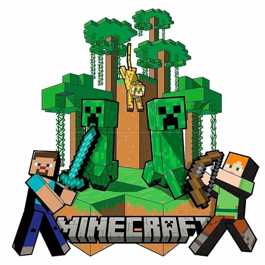 100 melhor ideia de Bolo minecraft  decorações de festa minecraft