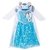 Fantasia Elsa Frozen Infantil Luxo Com Som E Luz Disney