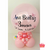 Balão Cluster personalizado, bubble com base e aplique de borboletas mesário aniversário, nascimento