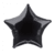 estrela metalizada preta