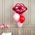 Balão de Festa Metalizado - Balão de beijo 