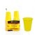 COPO PLAST ''FESTINHA'' AMARELO 200 ML