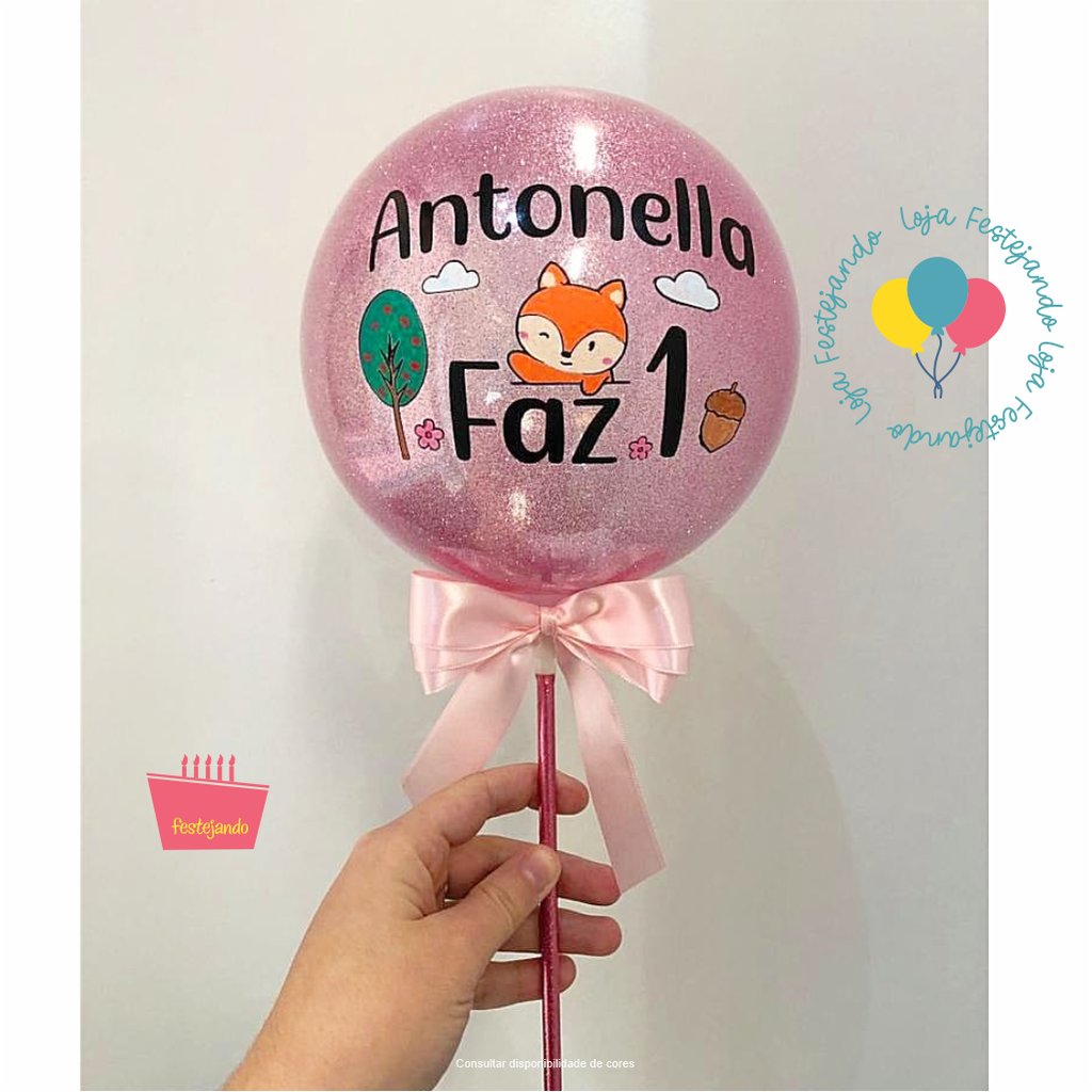 Topo de Bolo Wandinha - Loja de Balões, Artigos para Festas e