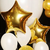 Balão Metalizado Estrela Dourado 45cm Decoração