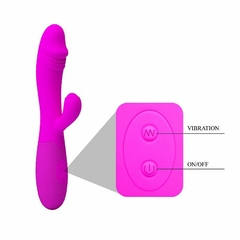 Vibrador Recarregável Snappy - Ponto G com Plug Lateral - Pretty Love - loja online