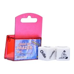 DADO JOGO DO PRAZER HOT GLOW C/2 UNID. DIVERSÃO AO CUBO - comprar online