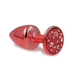 PLUG ANAL PEQUENO CRAVEJADO STRASS HARD - SSP - LOVERE