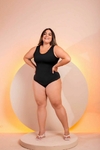 Plus Size Body Maiô Feminino Blogueira Confortável Leve Verão