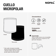 Cuello micropolar reversible Terrazo - tienda online