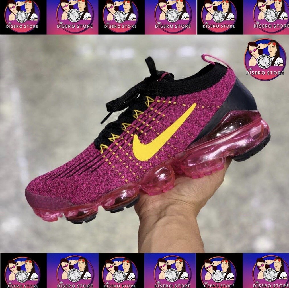 Nike Vapormax Flyknit 3.0 Rosa Amarelo Disero Store