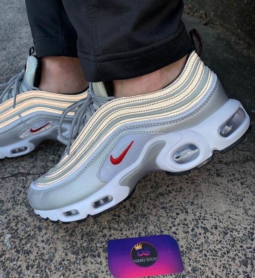 Grey air max 97 plus sale