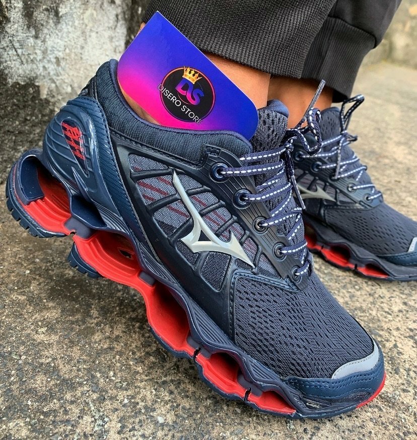 Mizuno Wave pro 9 Azul Vermelho Disero Store